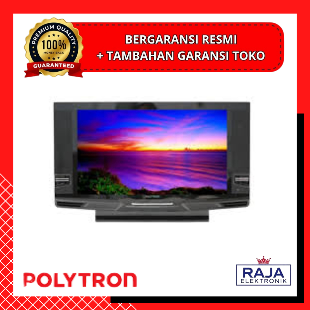 TV LED Tabung Polytron 24inch 24V223 - Garansi Resmi
