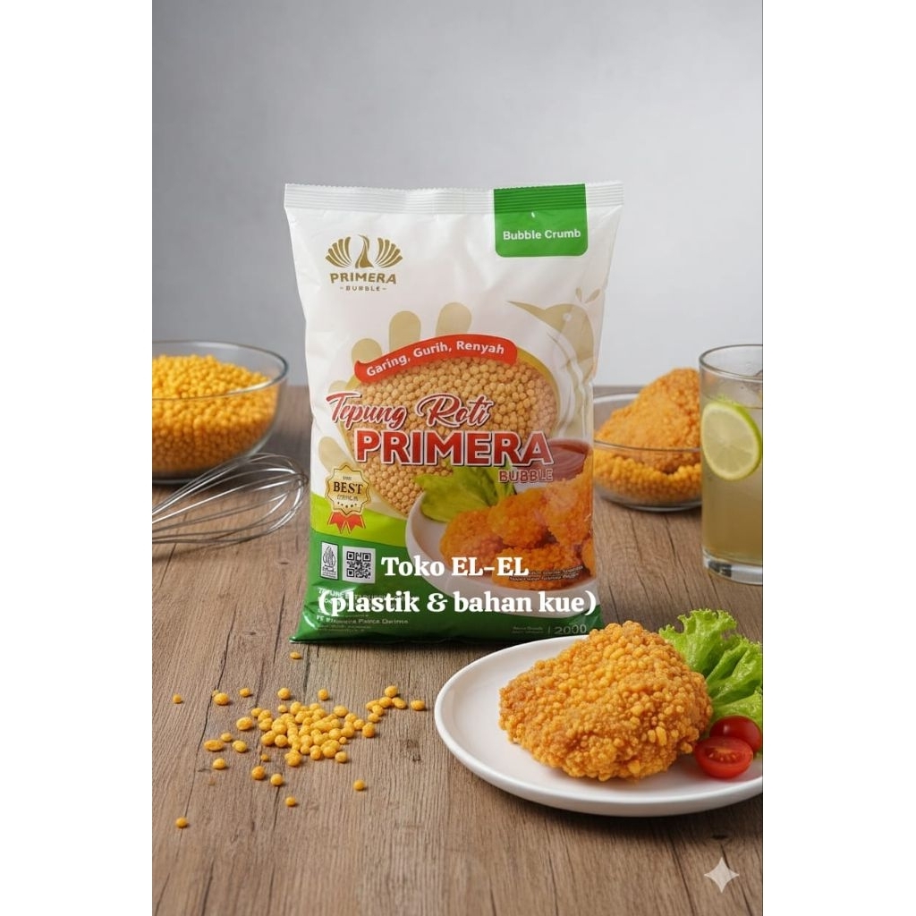 Tepung Roti Primera Bubble Crumb / Tepung Panir Bubble Crumb / Primera Bubble