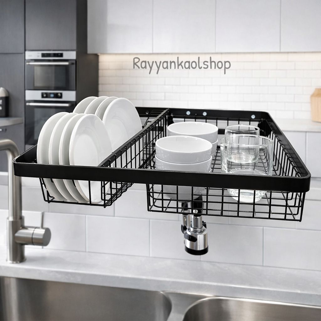 Rak Piring Wastafel Gantung Rak Cuci Piring Gantung Rak Dapur Dinding (RPW)