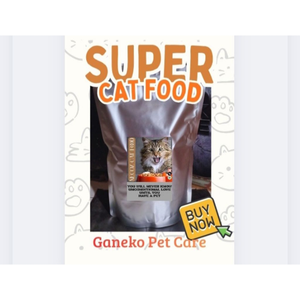 1KG PAKAN MAKANAN KUCING PENGGEMUK PERSIA REKOMENDASI CAT FOOD TERLARIS RECOMENDED DRY FOOD ANGGORA 
