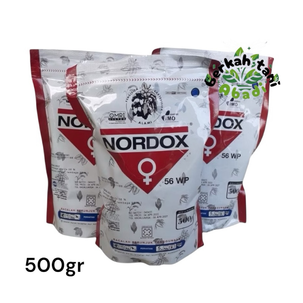 Nordox 500gr Fungsida bakterisida untuk mengendalikan jamur tanaman