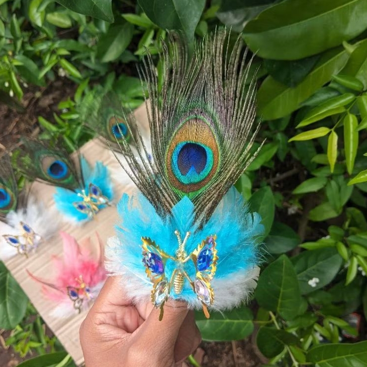 bross udeng kupu"/Bros bulu merak/bros udeng