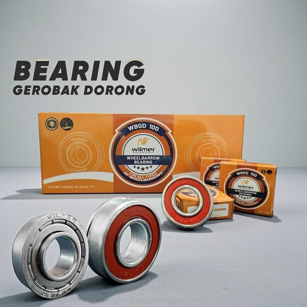 [Wilmer]Wheel Bearing/Lahar Untuk Gerobak Pasir Lahar kereta sorong Gerobak