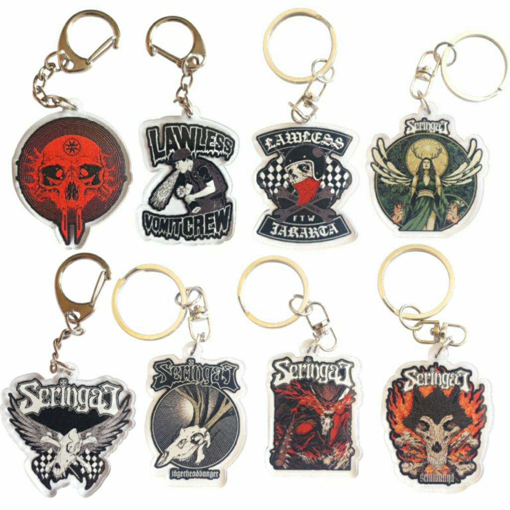 Keychain Seringai Burgerkill Lawless