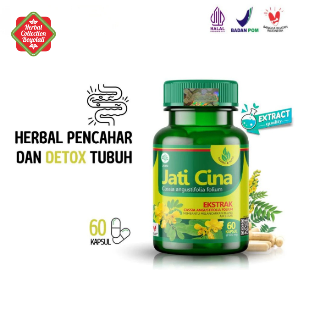 Suplemen Obat herbal alami untuk melancarkan Beabe dengan kapsul Herbal Jati Cina Tazakka Halal BPOM