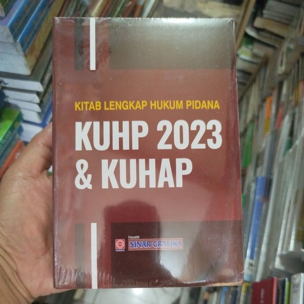 Buku KUHP 2023 dan KUHAP  Kitab Lengkap Hukum Pidana