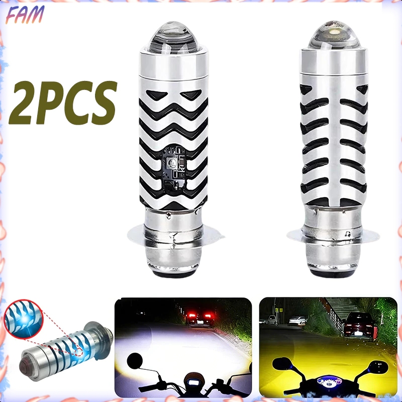 Lampu Led Depan Motor H6 Laser Led/Lampu Led H6  Laser 2 Warna/Beat Vario Mio Luximos Laser LS2 Bebe