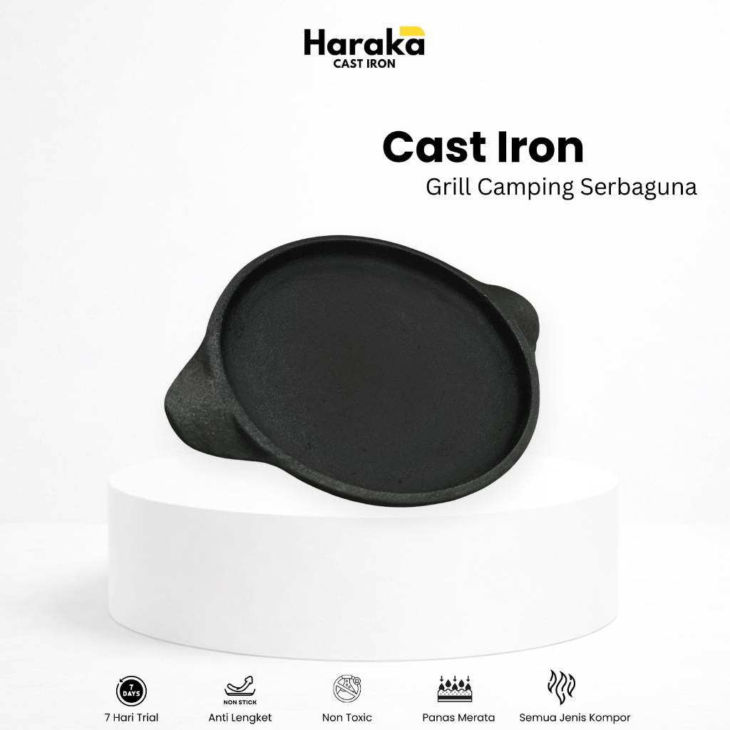 Haraka Cast Iron Pan Oven / Pan Cast Iron