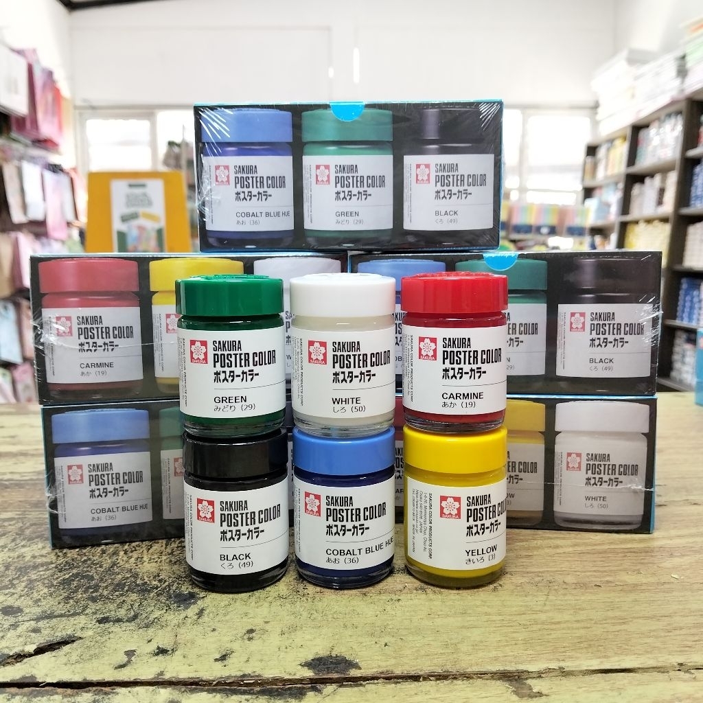 CAT POSTER SAKURA SET 30 ML CAT POSTER SAKURA 30 ML CAT POSTER BESAR