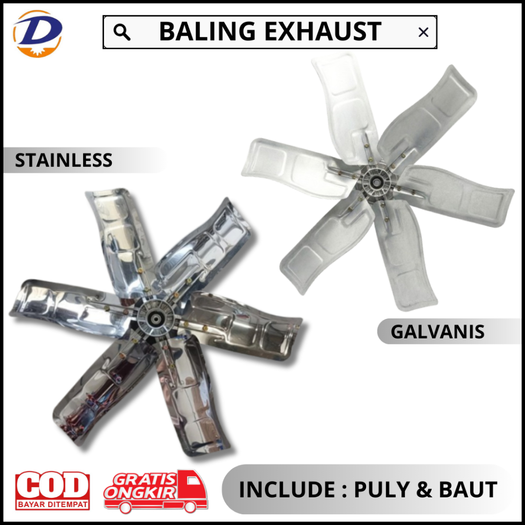 BALING EXHAUST FAN STAINLESS - BALING - BALING EXHAUST FAN / BALING - BALING BLOWER / BALING - BALIN