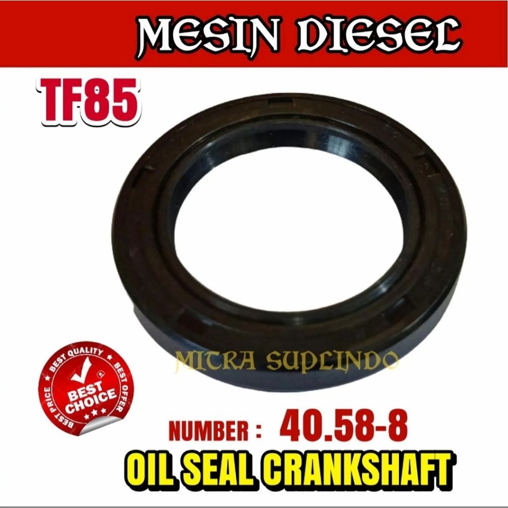 Seal Askruk Oil Seal Crank Shaft Mesin Yanmar TF85