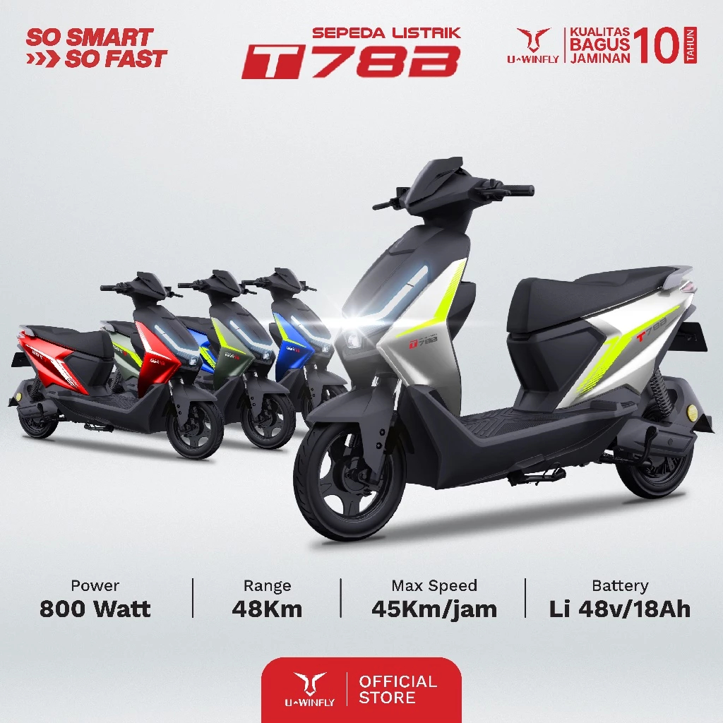 SEPEDA LISTRIK UWINFLY T78B