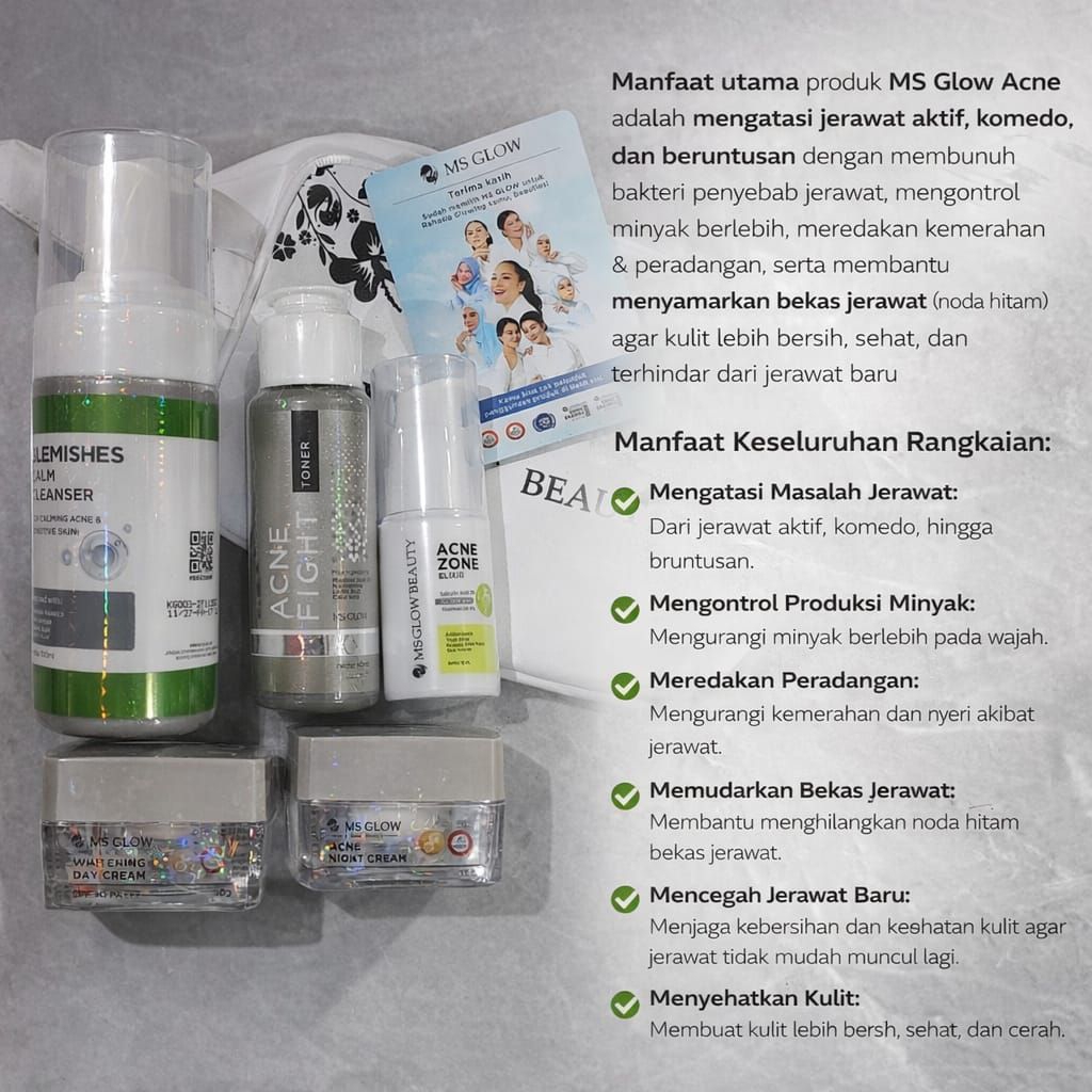 PAKET Ms Glow Lengkap