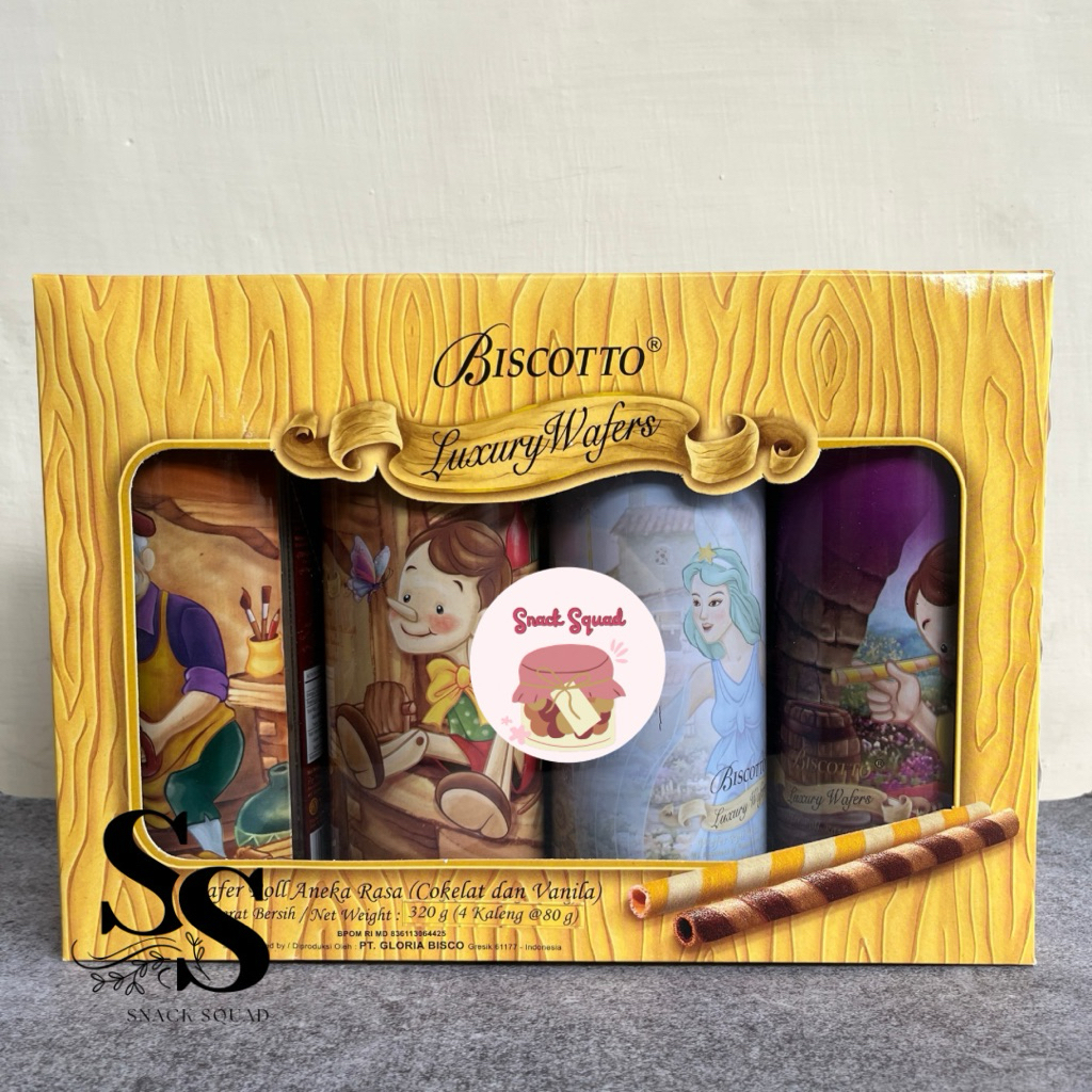 BISCOTTO LUXURY WAFER/4 kaleng