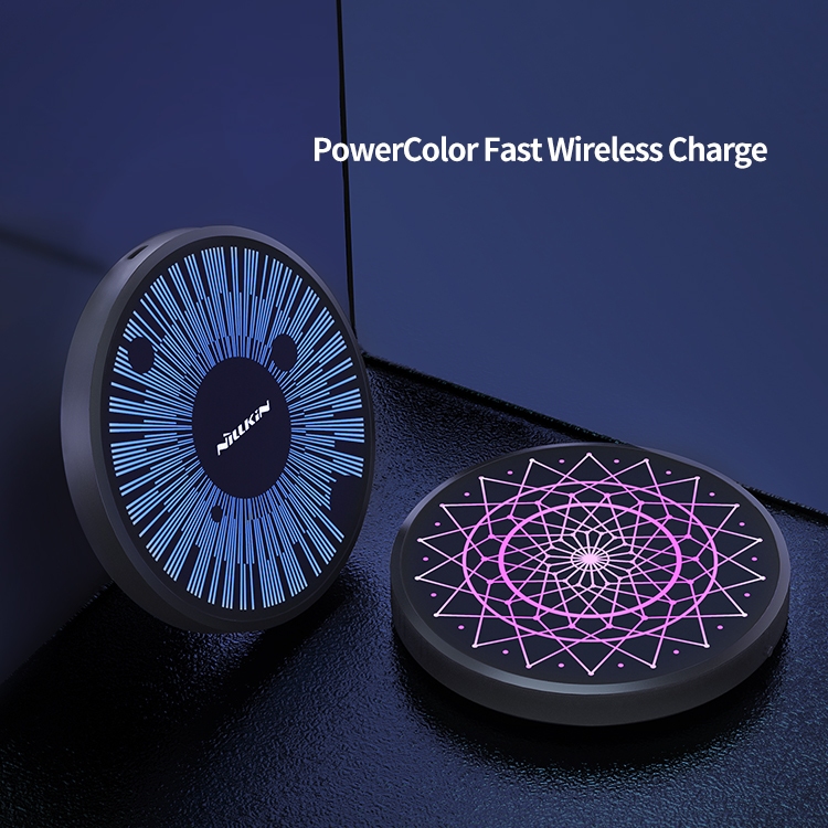 Wireless Charger NILLKIN Power Color Qi Smart Fast Charging Colorful LED Light