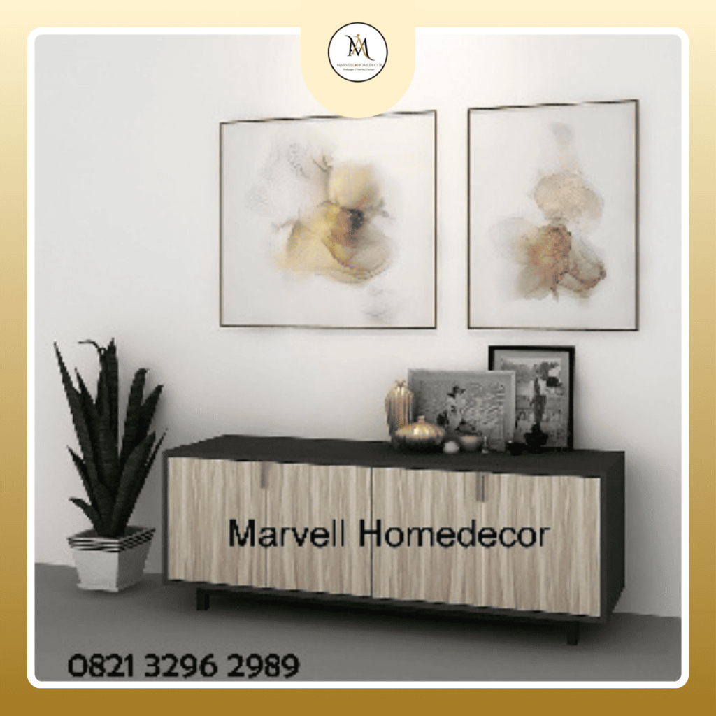 Rak Kabinet Buat Meja TV Bufet Dekorasi Rumah Minimalis Lemari Kecil