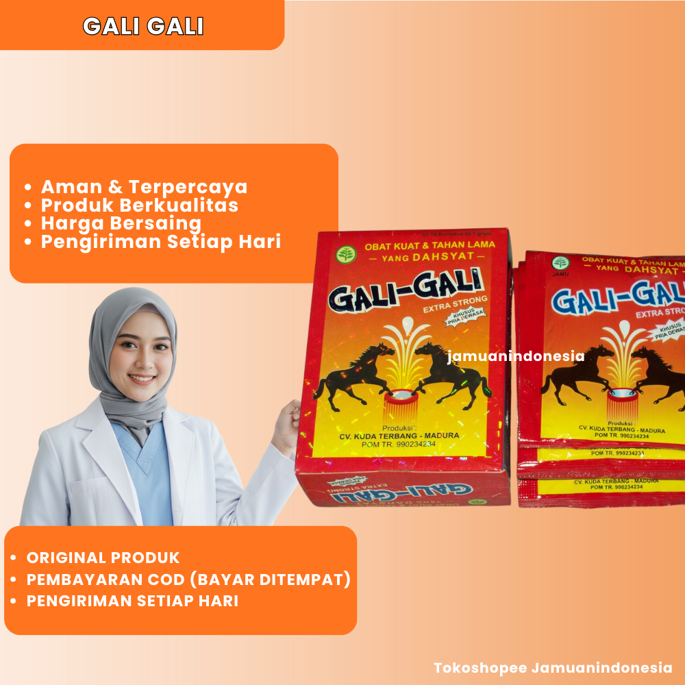 Jamu Gali Gali Merah Serbuk Original