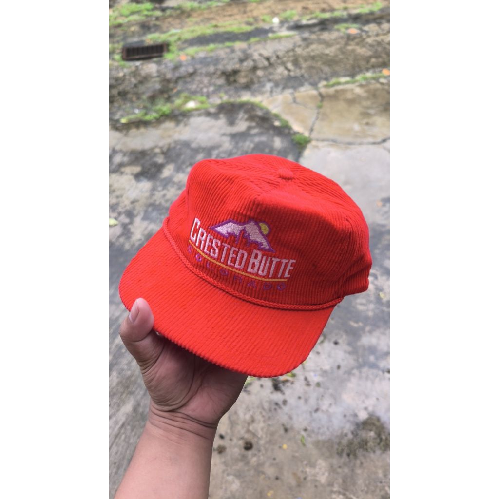topi Ropehat vintage Corduroy