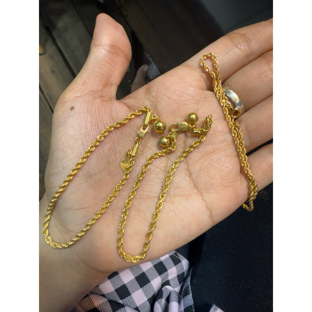 gelang dewasa kadar 375%