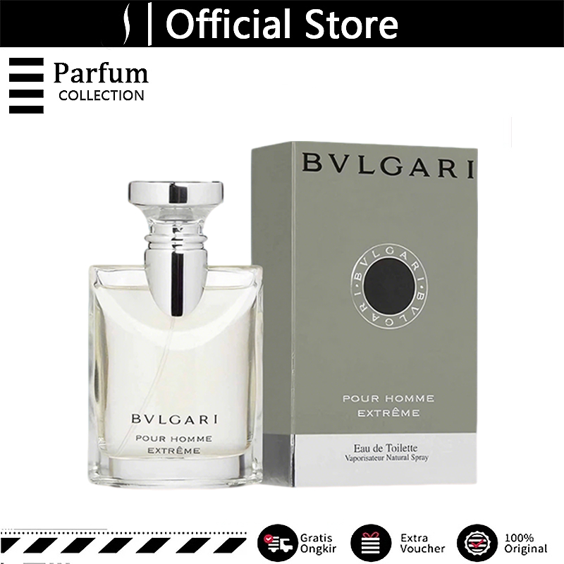 100% Original Parfum Bvlgari Pour Homme Extreme Eau De Toilette Man 100Ml