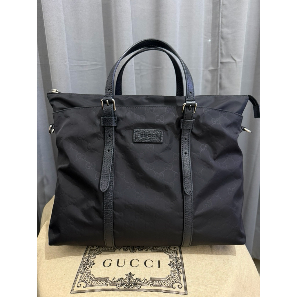 Gucci sima Nylon tote Bag preloved