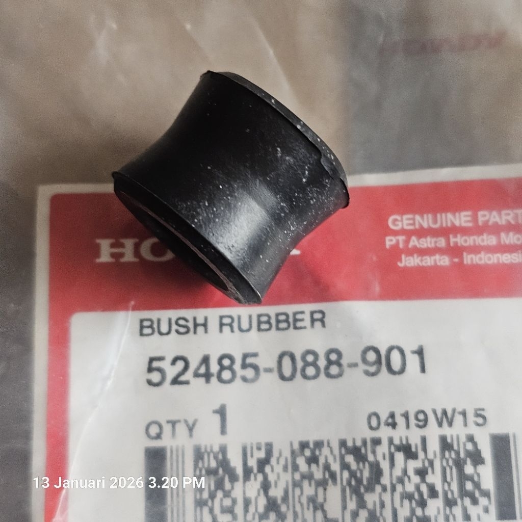 bush rubber/Karet skok belakang honda. 52485-088-901