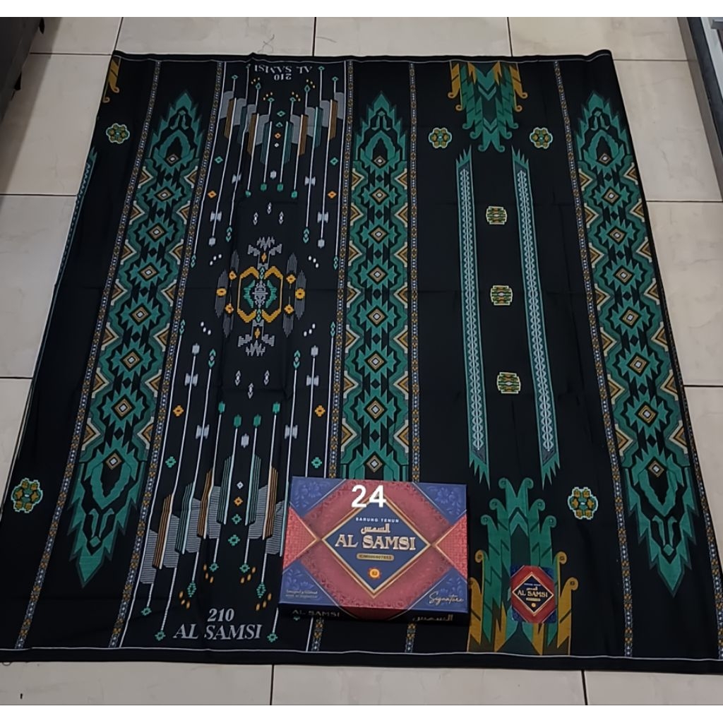 SARUNG ALSAMSI motif bhs/ SARUNG DEWASA