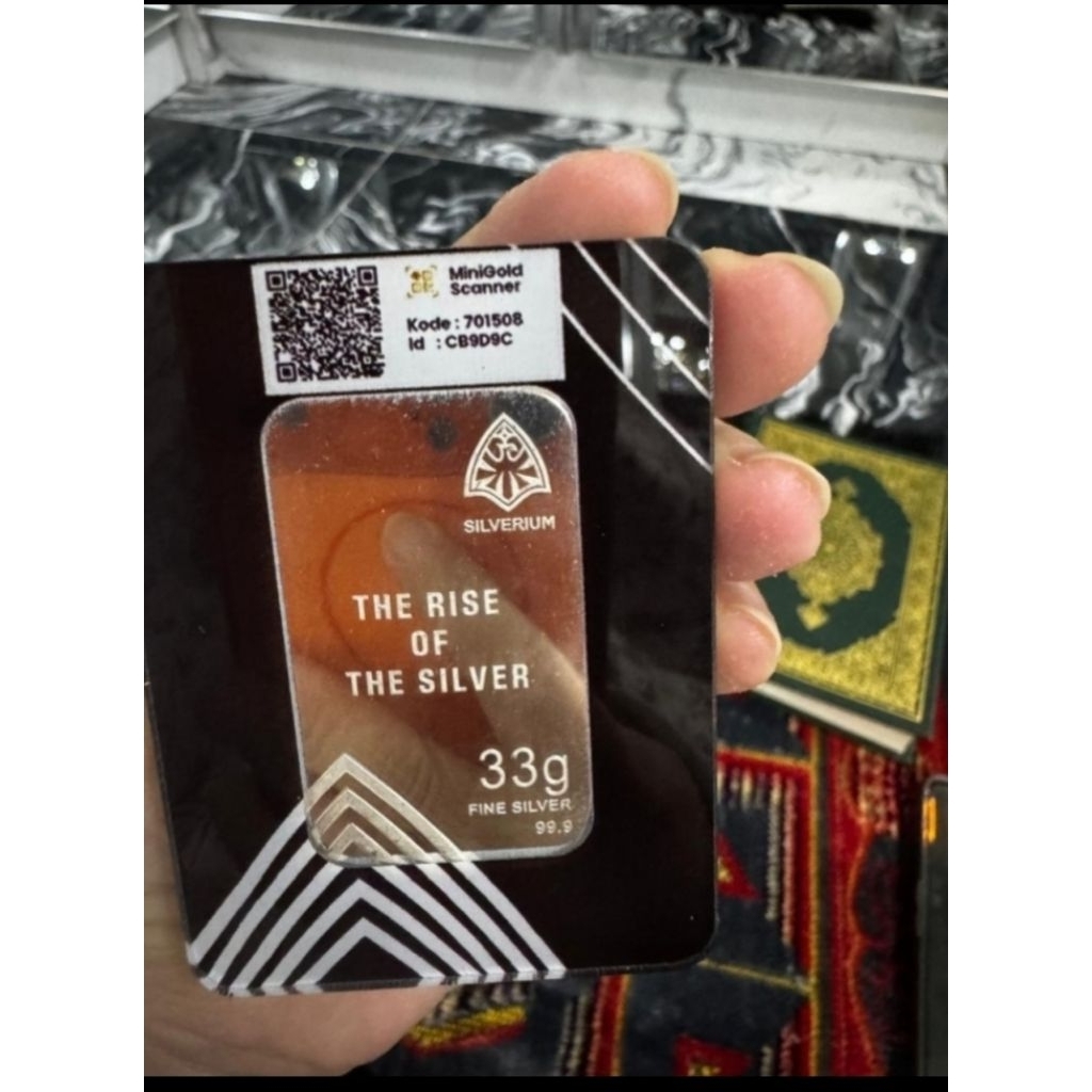 SILVERIUM LOGAM MULIA ASLI 99,9% Logam perak