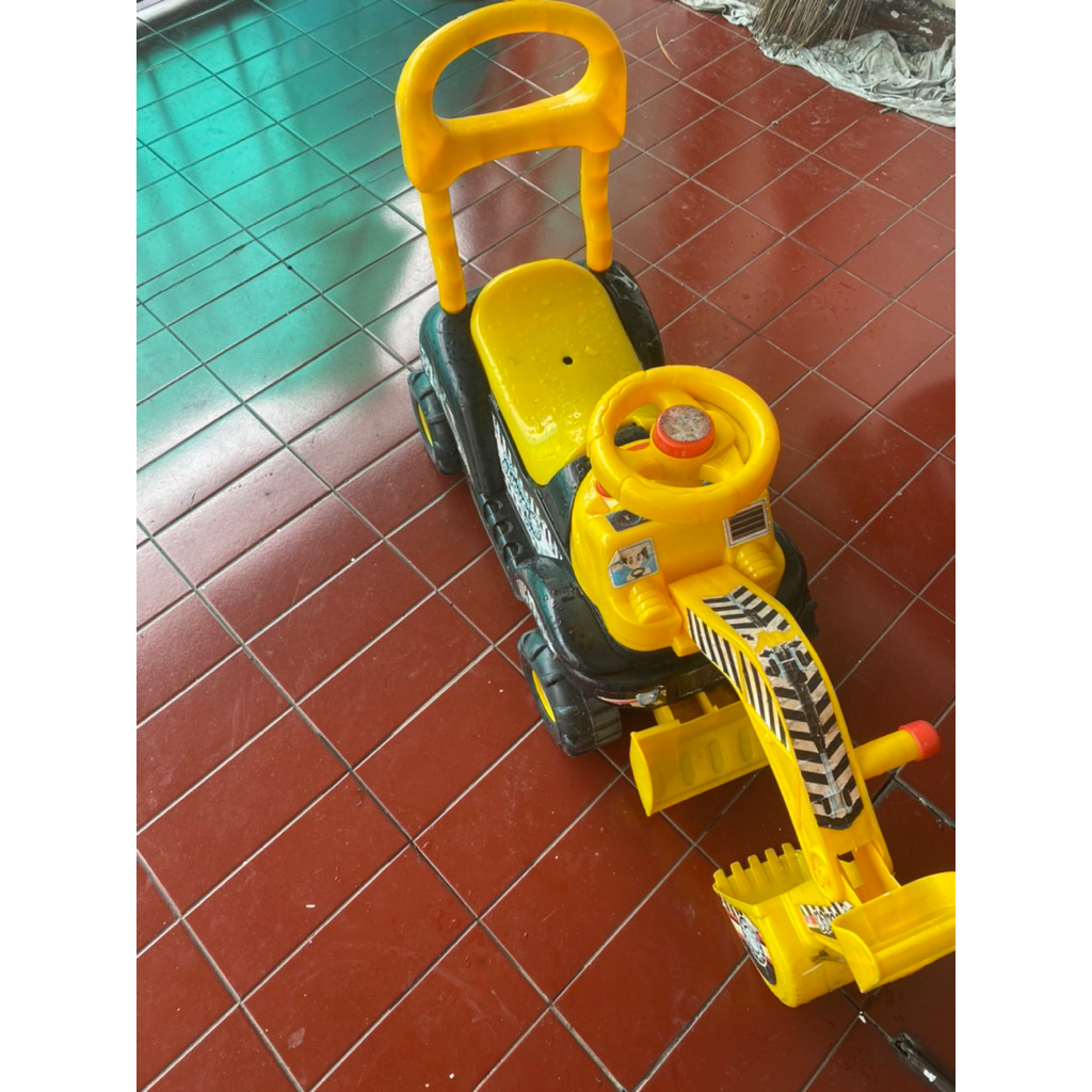 preloved mainan excavator anak