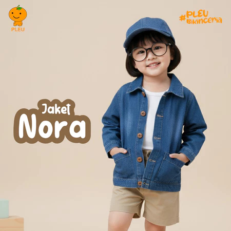 PLEU Jaket Nora | Jaket Anak Perempuan 2Y-3Y