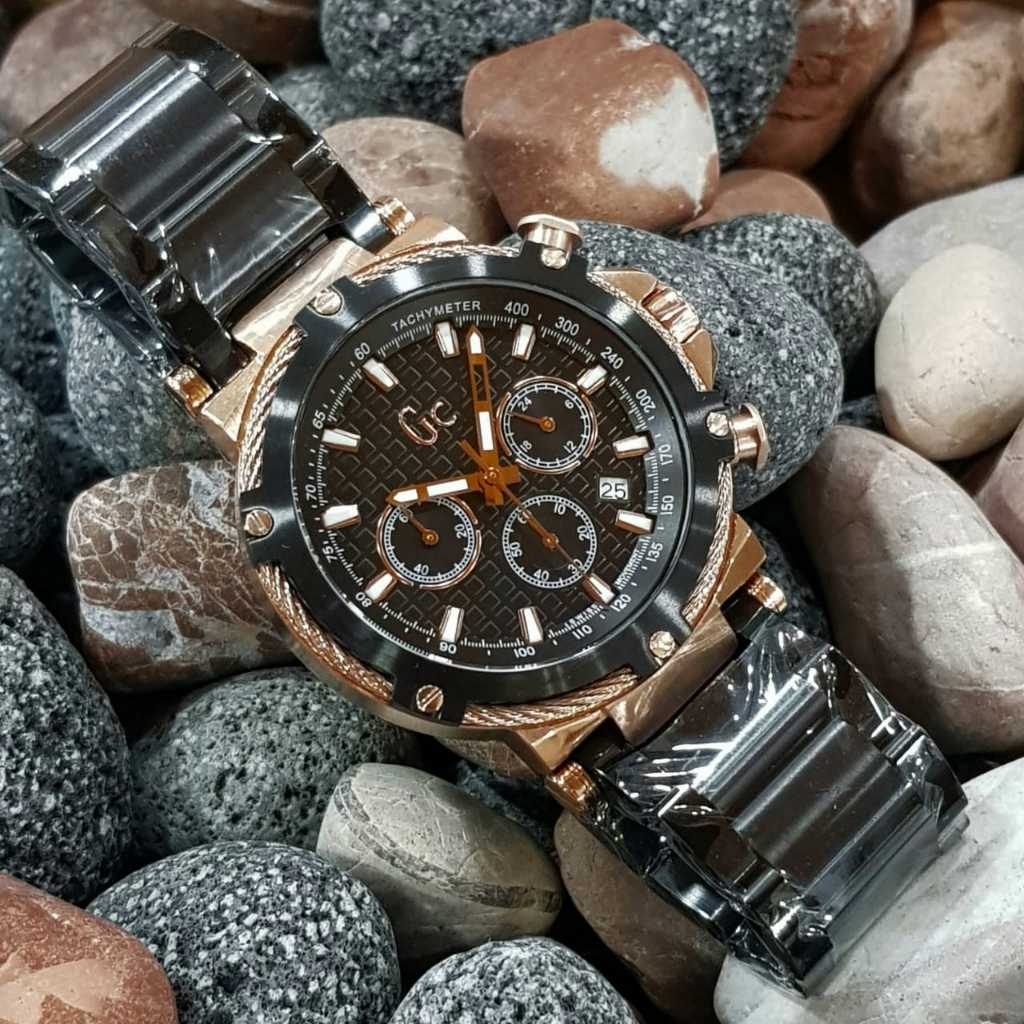 Jam Tangan Pria GC Gues Y54003G7 Chronograph Stainless PROMO