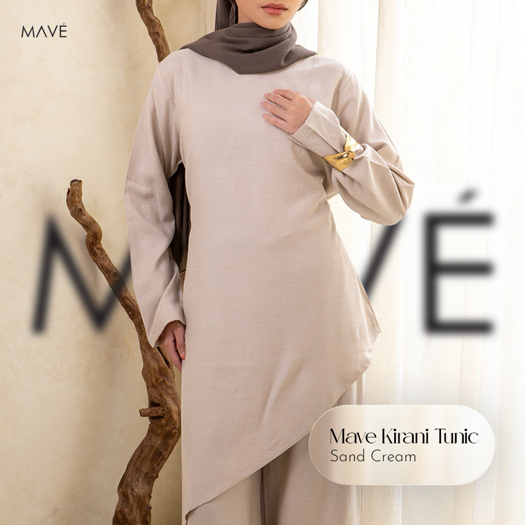 Mavé Kirana Tunic - Tunic Atasan Wanita - Tunic Baju Lebaran - Tunic Kondangan - Atasan Wanita Terla