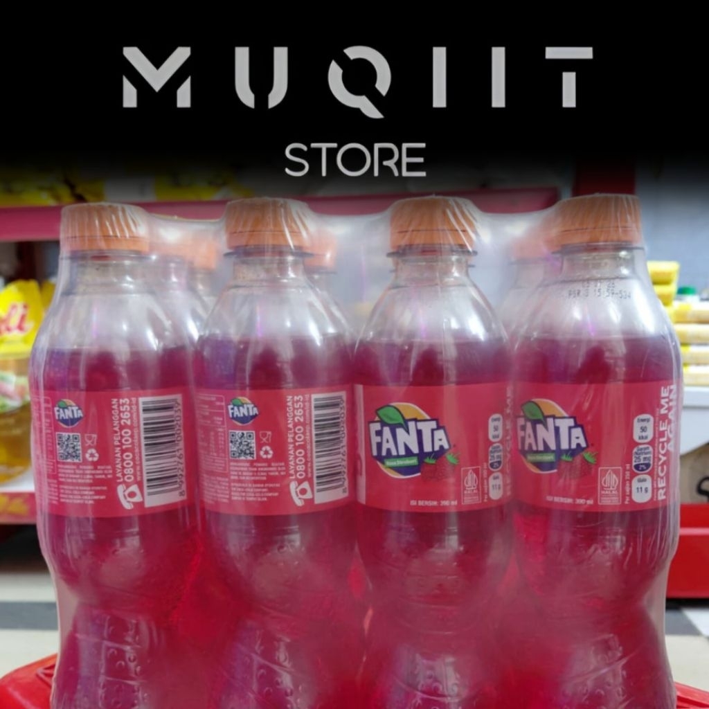 Fanta Minuman Botol 390ml isi 12 (1 Lusin)