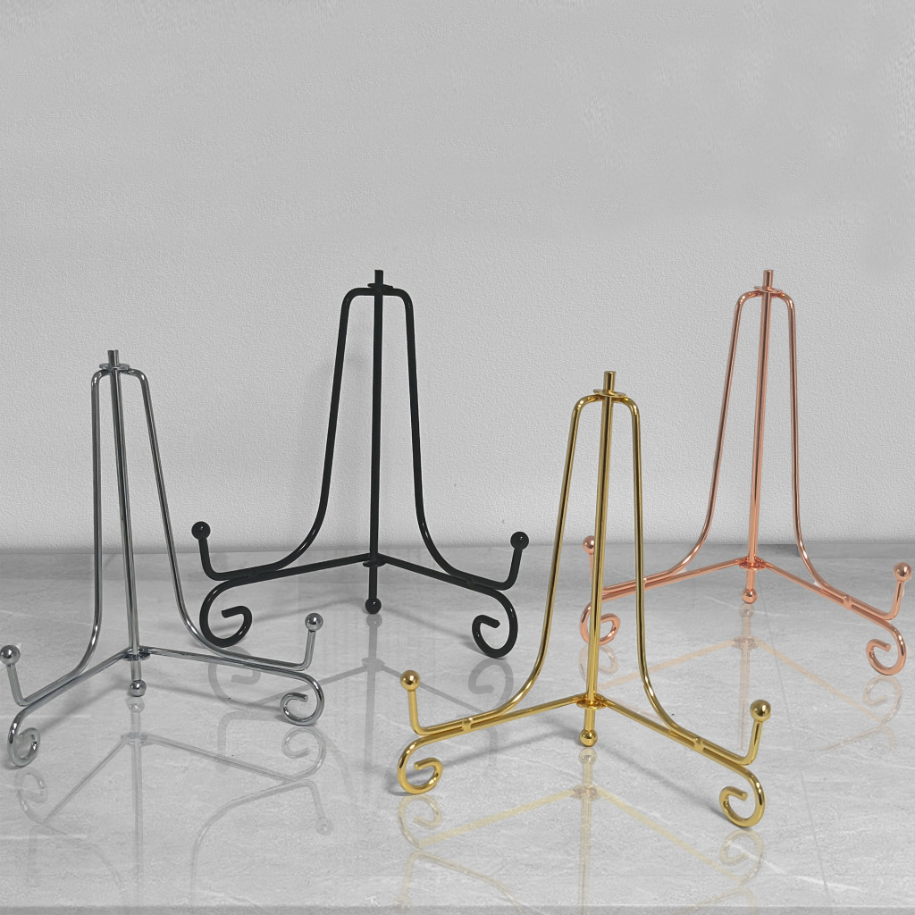 Stand frame kaki  Pajangan Besi Minimalis – Cocok untuk Piring Hias & Frame Foto