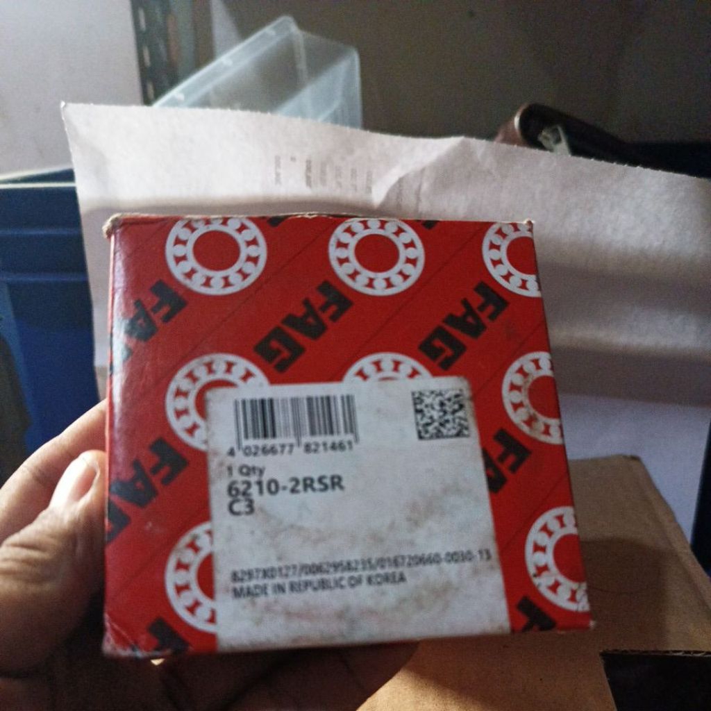 6210 2RSR C3 / 6210-2RSR-C3 F A G Ball Bearing