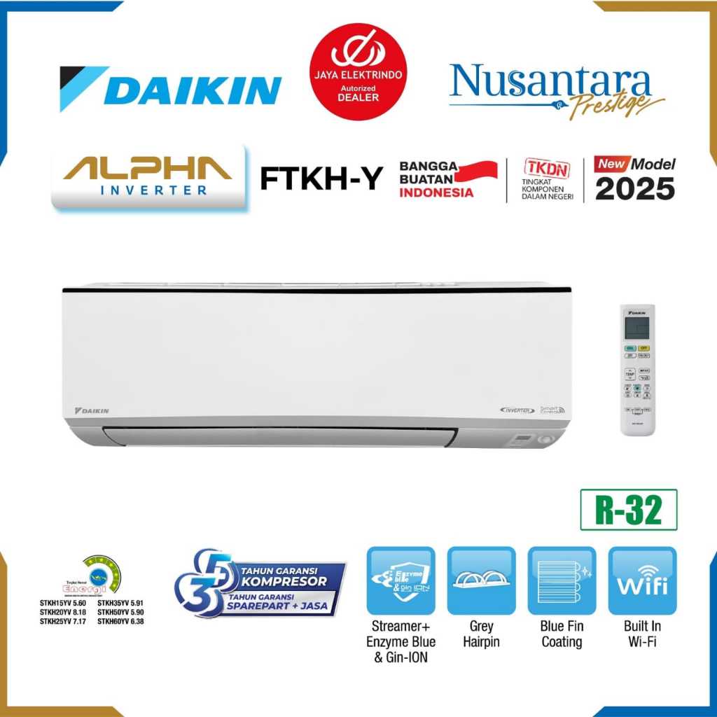 AC DAIKIN ALPHA INVERTER NUSANTARA PRESTIGE