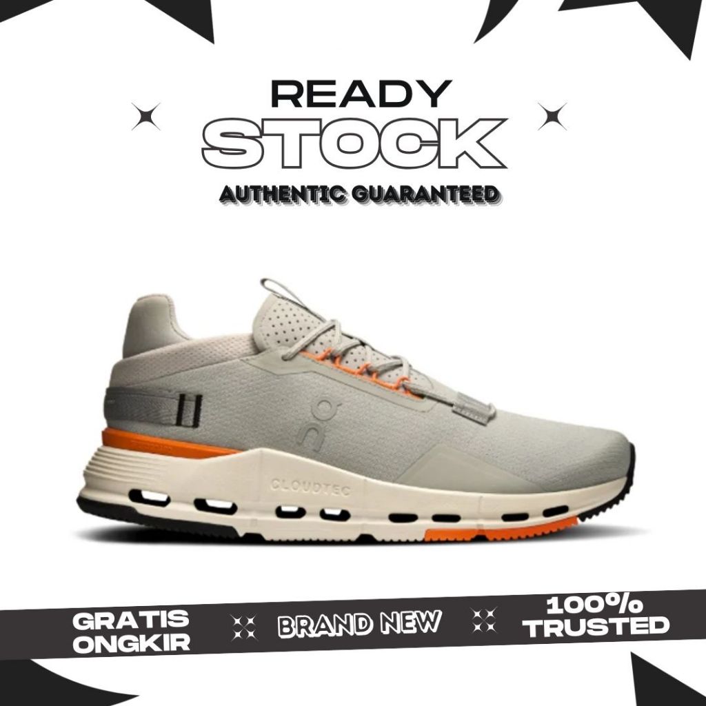 ON Cloudnova 2 Glacier Tumeric