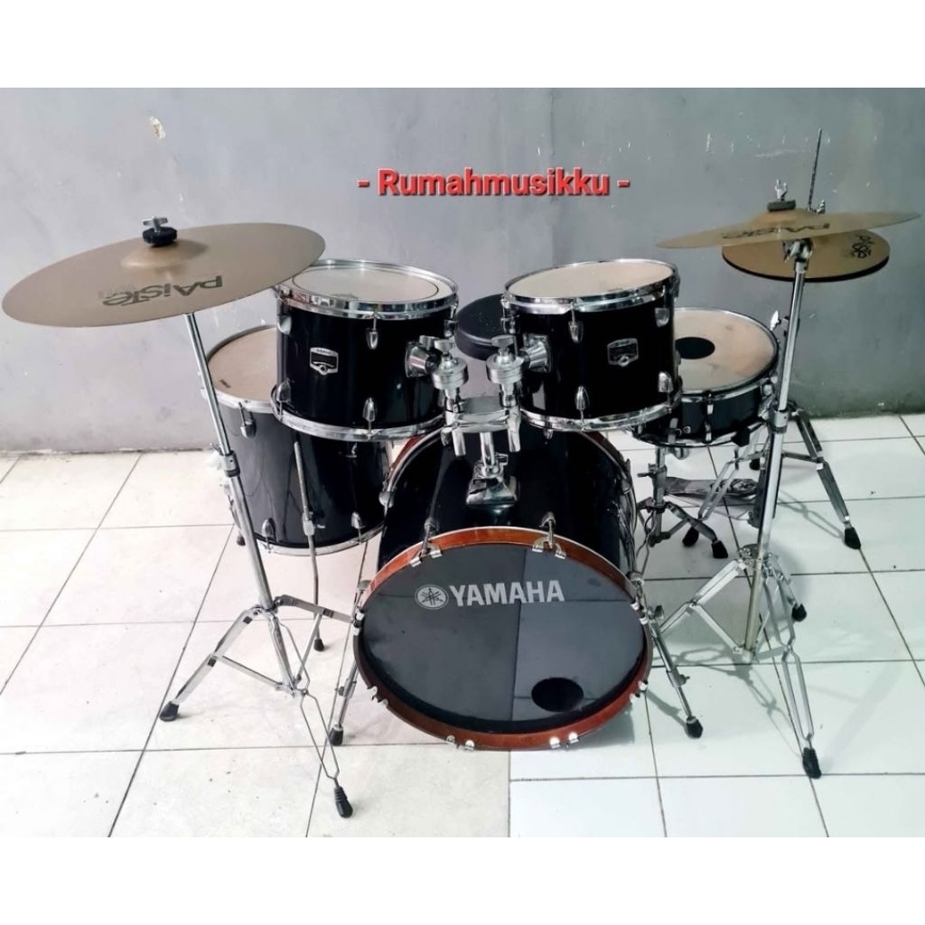 Drum Set Yamaha Gigmaker dengan Cymbal Paiste Lengkap Tinggal Pakai