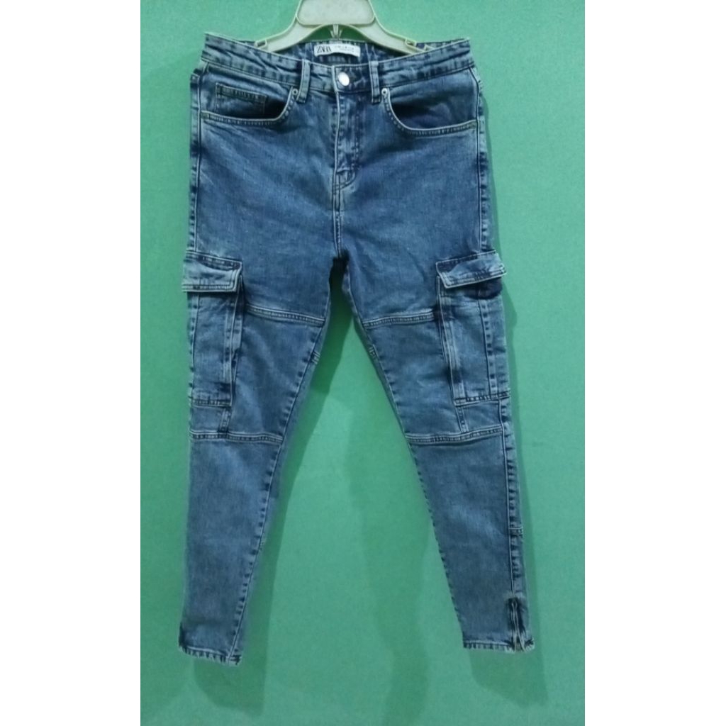 zara man cargo jeans skinny