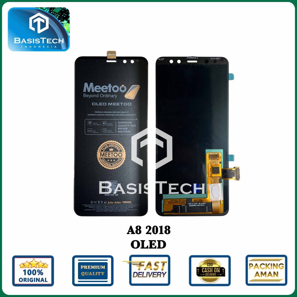 LCD FOR SAMSUNG A8 2018 - A530 - OLED MEETOO