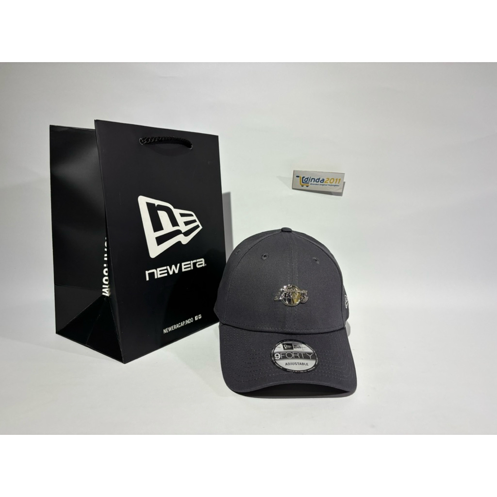 Topi NEW ERA 9Forty Metallic Pin LA LAKERS Original