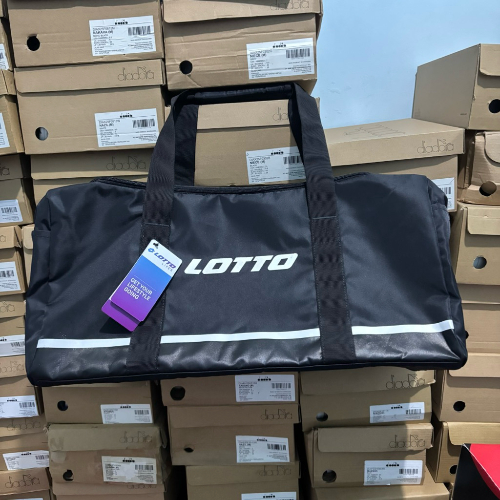 TAS TRAVEL TAS GYM DUFFLE BAG LOTTO