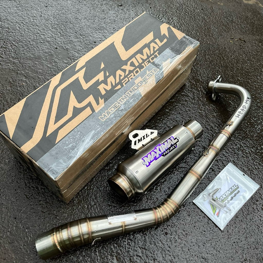 Knalpot Head MX 4valve Maximal Project Leheran Kolong PNP Jupiter Vega
