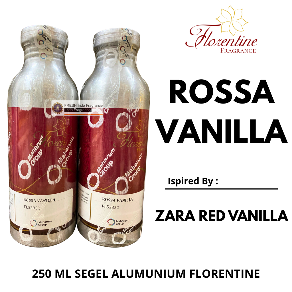 FLORENTINE ROSSA VANILLA 250 ML SEGEL Alumunium Bibit Parfum WANITA SUPER