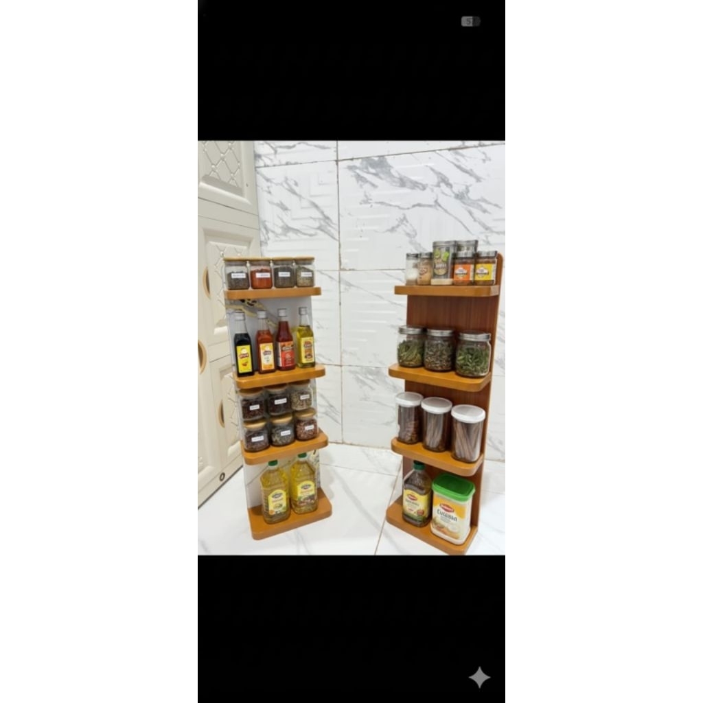 rak dapur kayu| rak dapur portabel| rak bumbu dapur