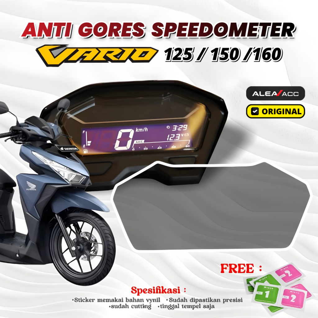 Sticker Speedometer Vario 125 150 160 New 2020–2025 | Pelindung Speedometer Vario 125 Vario 150