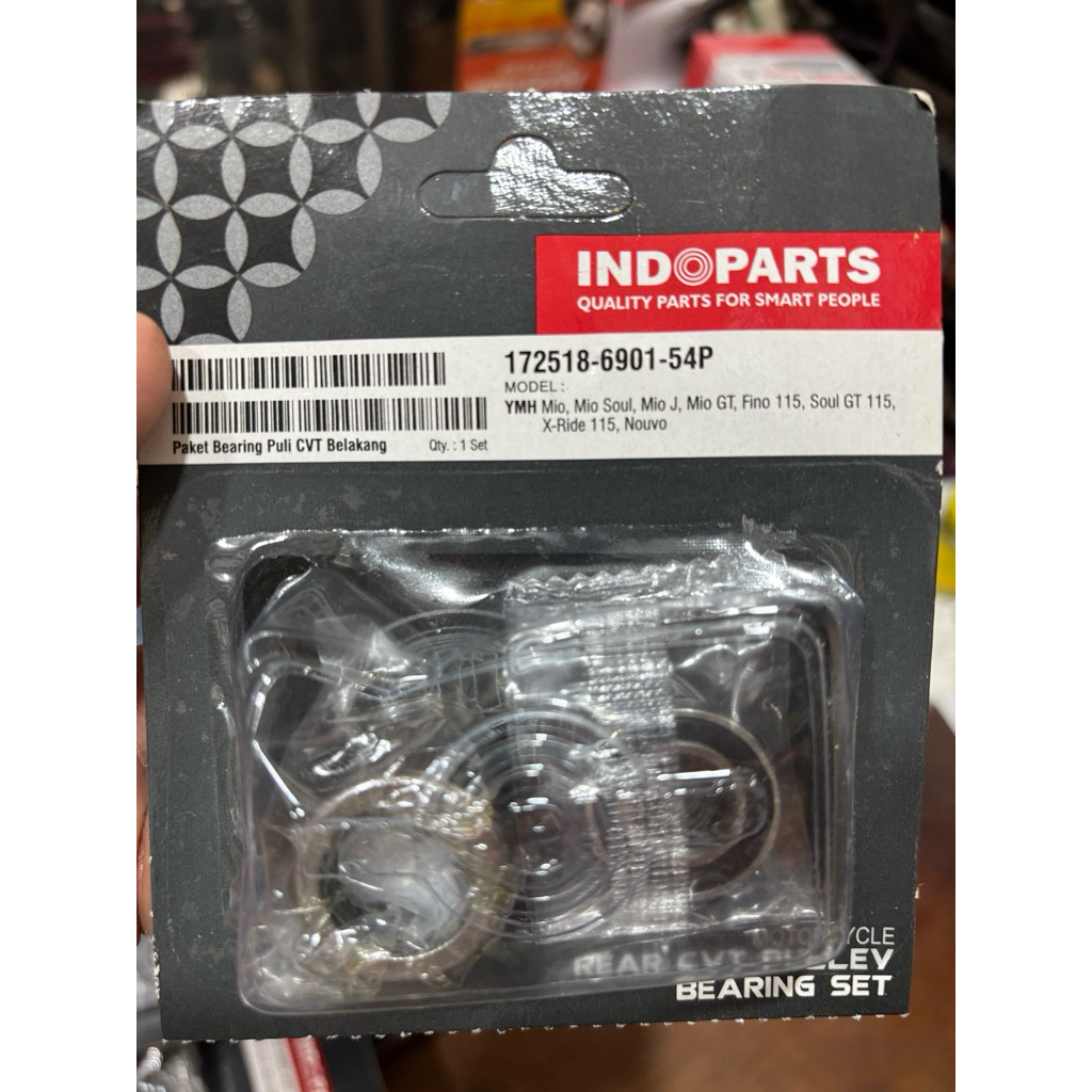 Bearing Pully Set Mio Fino Xride INDOPART 172518-6901-54P Bearing Pully Set Mio J ,klahar pully mio 