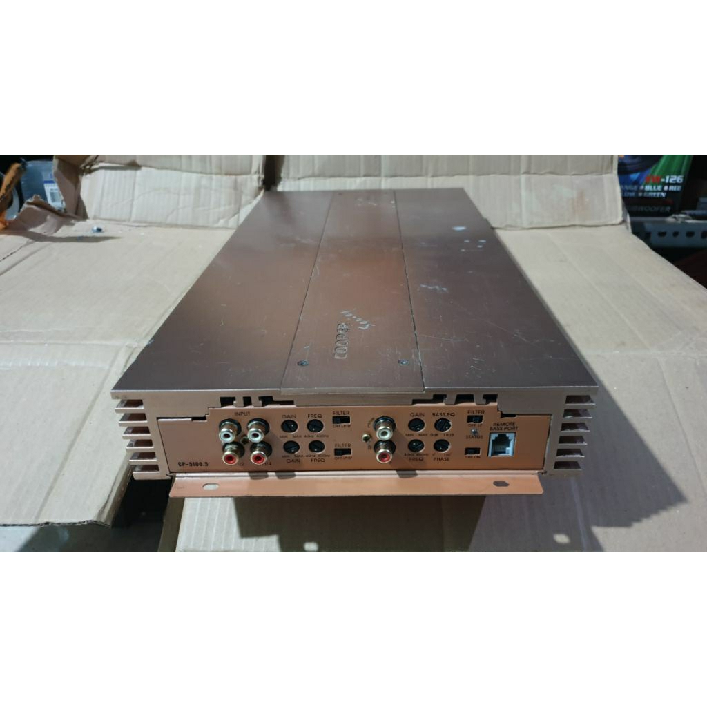 power amplifier mobil 5channel LM AUDIO cp-5100.5 cooper series second bekas normal siap pakai