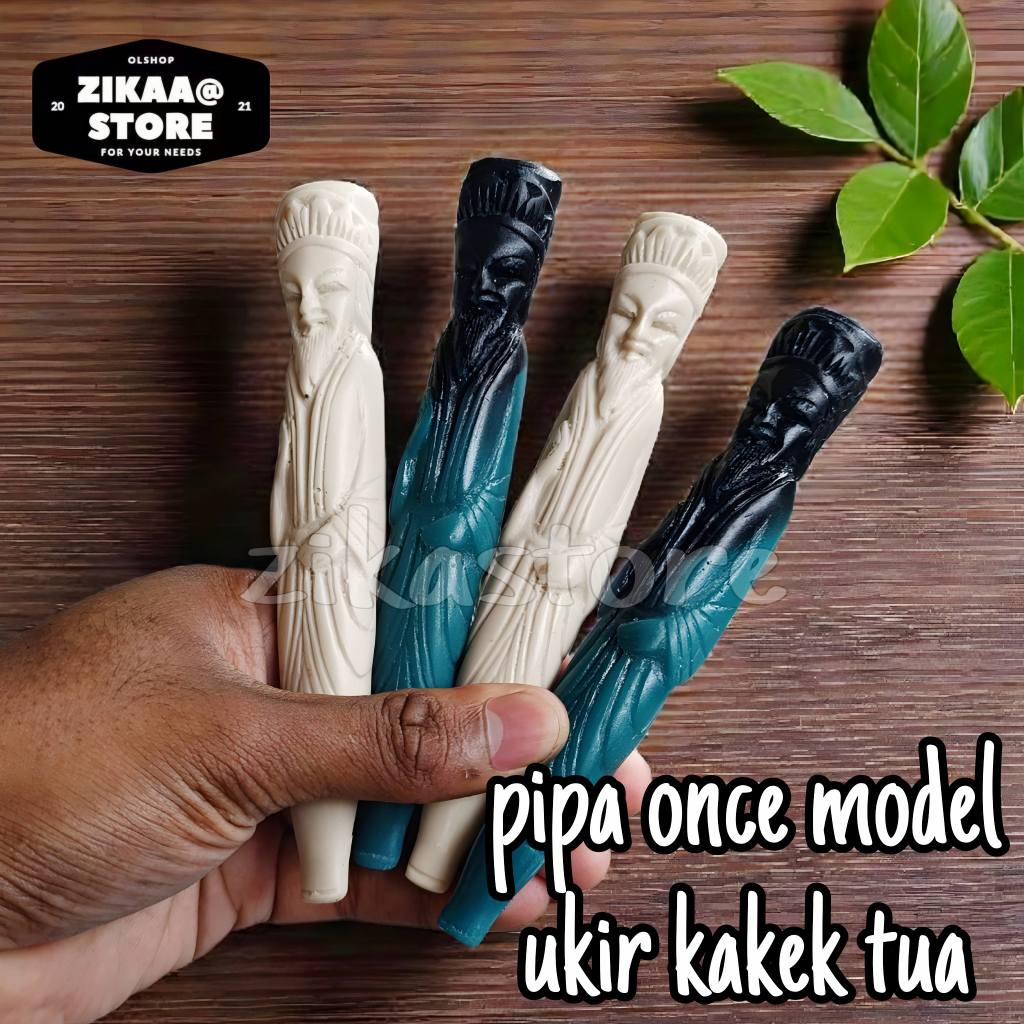 once pipa padud cangklong model ukiran kakek bacan dan gading