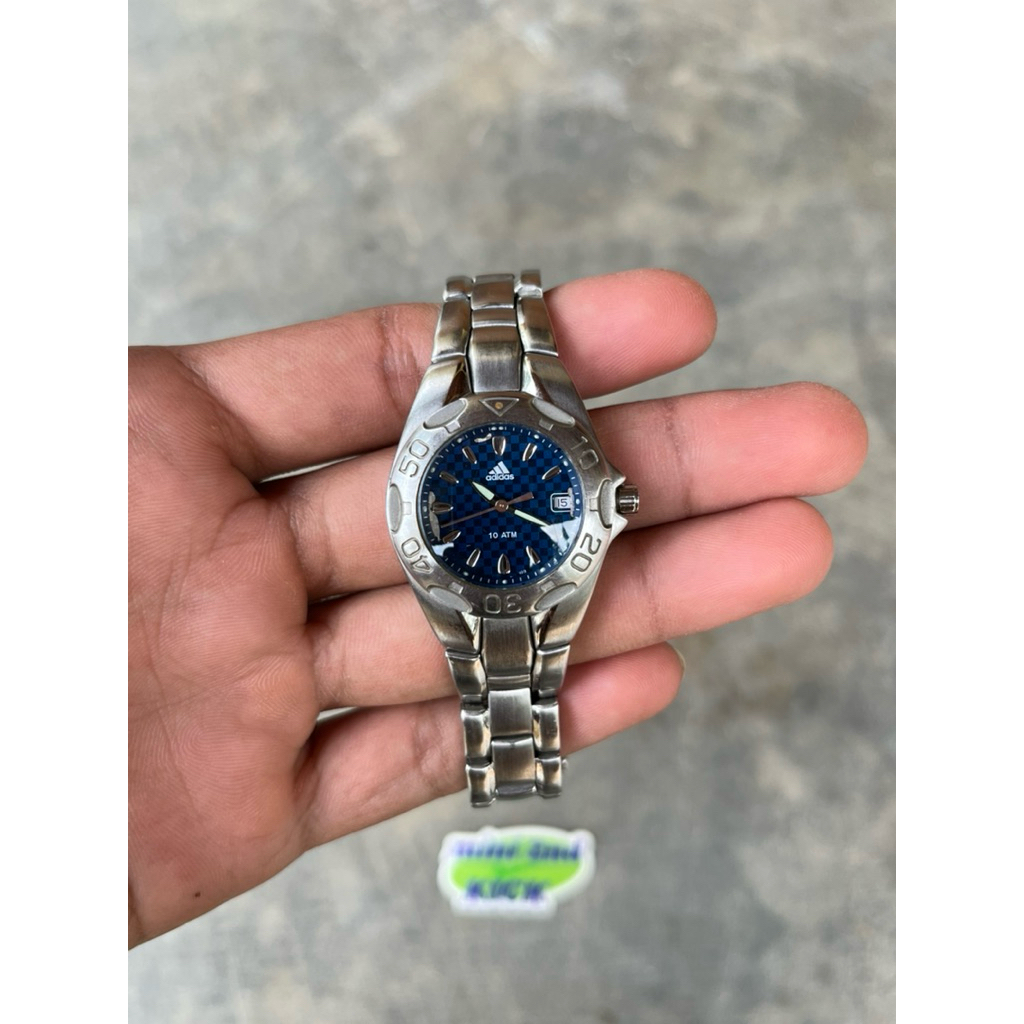 Vtg JAM ADIDAS Analog Blue, adidas vintage watch, not n*ke triax